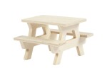 Creativ Company Mini-Möbel Picknick-Tisch mit Bank 1 Stück