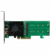 Bild 1 Highpoint RAID-Controller SSD6202A PCI-Ex8v3 - 2x M.2 NVMe