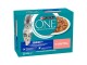 Purina ONE Nassfutter SENIOR 7+ in Sosse Lachs/Karotten,8 x 85g