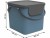 Bild 3 Rotho Recyclingbehälter Albula 40 l, Blau/Grau/Schwarz, Material