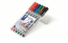 Staedtler Folienstift Lumocolor 316 F 6er-Set, wasserlöslich