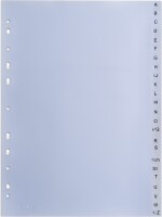 HWB Kunststoff-Register A4 03604.48 transparent A-Z