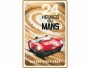 Nostalgic Art Schild 24 h Le Mans ? Red Car
