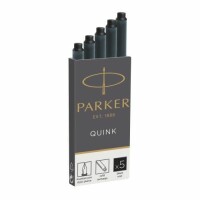 PARKER    PARKER Tintenpatrone Quink Z 44 1950382 schwarz 5 Stück