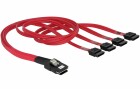 DeLock SAS-Kabel SFF-8087 - 4xSATA 50 cm, Datenanschluss Seite