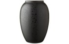 Bitz Vase 20 cm Schwarz, Höhe: 20 cm, Detailfarbe