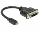 DeLock Micro-HDMI - DVI-I Adapter, schwarz