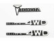 RC4WD Aufkleber Toyota Hilux Emblem Set