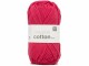 Rico Design Wolle Creative Cotton Aran 50 g, Pink, Packungsgrösse