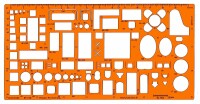 DUX Möblierungsschablone 1:50 7343 Architekt, Kein