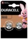 DURACELL  Knopfbatterie Specialty - 4-203921    CR2032, 3V           2 Stück