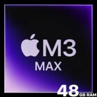 Apple Option: Apple M3 Max Chip mit 16-Core CPU, 40-Core GPU, 16-Core Neural Engine + Apple Option: 48 GB Arbeitsspeicher anstelle von 36 GB (inklusive)