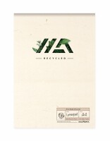 AURORA Briefblock A4 D50SBR natur, liniert 100 Seiten, Kein