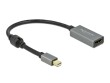 DeLock Adapter aktiv, 4K/60Hz, HDR Mini-DisplayPort - HDMI