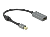 DeLock Adapter aktiv, 4K/60Hz, HDR Mini-DisplayPort - HDMI