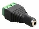 DeLock Adapter Klinke Buchse 3,5 mm > Terminalblock 3 Pin