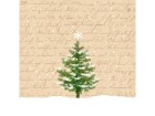 Braun + Company Weihnachtsservietten My Little Tree 33 cm x 33