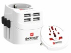 SKROSS Weltreiseadapter PRO Light 4x