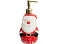 diaqua® Seifenspender Santa Claus 390 ml, Rot/Schwarz/Weiss