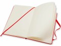 Moleskine Notizbuch Classic A5 Blanko, Rot, 240 Seiten