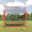 Bild 0 vidaXL Baseball-Netz Tragbar Schwarz und Rot 215x107x216 cm Polyester