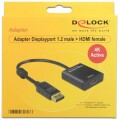 DeLock Adapter Displayport 1.2 male > HDMI female 4K