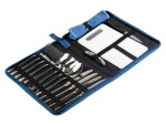 KOOR Outdoor-Besteck-Set 4 Personen, Blau, Produkttyp