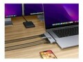 HYPER Dockingstation Hyper DUO PRO 7-in-2 USB-C Hub