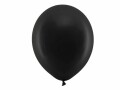 Partydeco Luftballon Uni Rainbow Pastel 10 Stück, Schwarz,