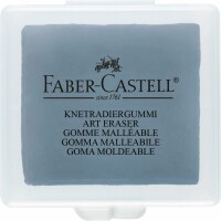 FABER-CASTELL Knetgummi ART Eraser grau 127220 49x49x14mm, Kein