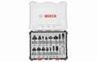 Bosch Professional Fräserset 6 mm-Schaft, 15-teilig, Zubehörtyp: Fräser