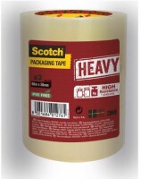 SCOTCH Verpackungsband 50mmx66m HV5066T3T transparent 3 Rollen