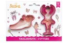 Decora Guetzli-Ausstecher-Set 2 Stück, Ballerina, Detailfarbe