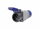 Steffen Adapterstecker CEE16/3 - T23, Detailfarbe: Hellgrau, Blau