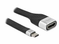 DeLock FPC Flachbandkabel USB Type-CÃ– zu HDMI (DP