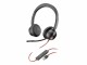 POLY Blackwire 8225-M - Micro-casque - sur-oreille - filaire