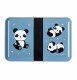 ALLC      Lunchbox                 Panda - SBPABU16  blau                 18x6x12cm