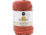 lalana Wolle Makramee Rope 5 mm, 330 g, Rostbraun