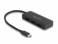 DeLock 3-Port Signalsplitter 4K 30 Hz, USB-C - 3x