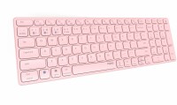 RAPOO     RAPOO E9700M ultraslim keyboard 12134 wireless, Pink, Kein