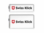 Swiss Klick Kennzeichenhalterset Hochformat Chrom Glanz, Material