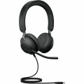 Jabra Headset Evolve2 40 SE Duo MS Schwarz, USB-C