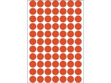 HERMA Vielzweck-Etiketten 2232 Ø 13 mm, 32 Blatt, Rot