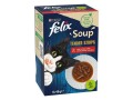 Felix Nassfutter Soup Original Fleisch, 6 x 48g, Tierbedürfnis