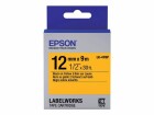 Epson LK-4YBP - Schwarz auf Gelb - Rolle (1,2