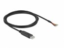 DeLock USB 2.0-Adapterkabel USB A - Offen 2 m