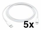 Apple Lightning auf USB-C Kabel 1.0m Bulk - 5er Pack