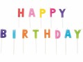 Rico Design Kerze Happy Birthday 13-teilig, Detailfarbe: Mehrfarbig