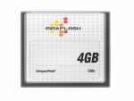 MaxFlash CF-Karte 120x 4 GB, Lesegeschwindigkeit max.: 18 MB/s