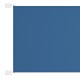 vidaXL Senkrechtmarkise Blau 100x360 cm Oxford-Gewebe